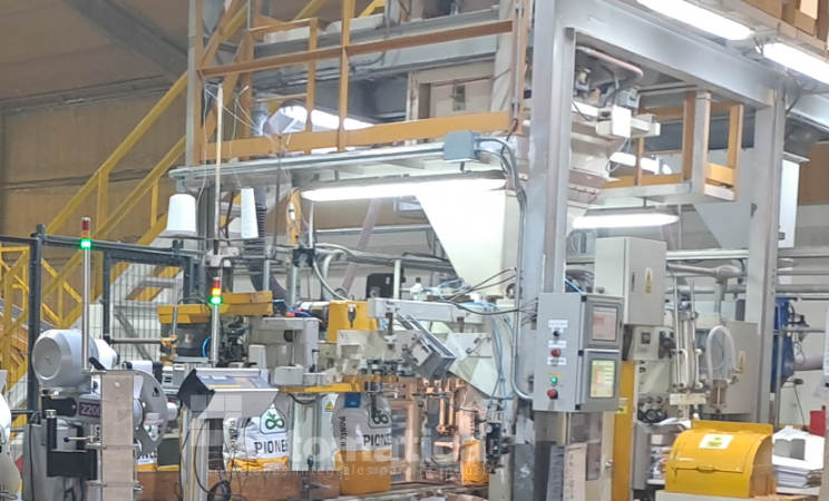 Sistema industrial con datos de producción